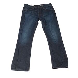 Gap 1969 Mens Dark Wash Ringspun Denim Bootcut Jeans 36x34 54023